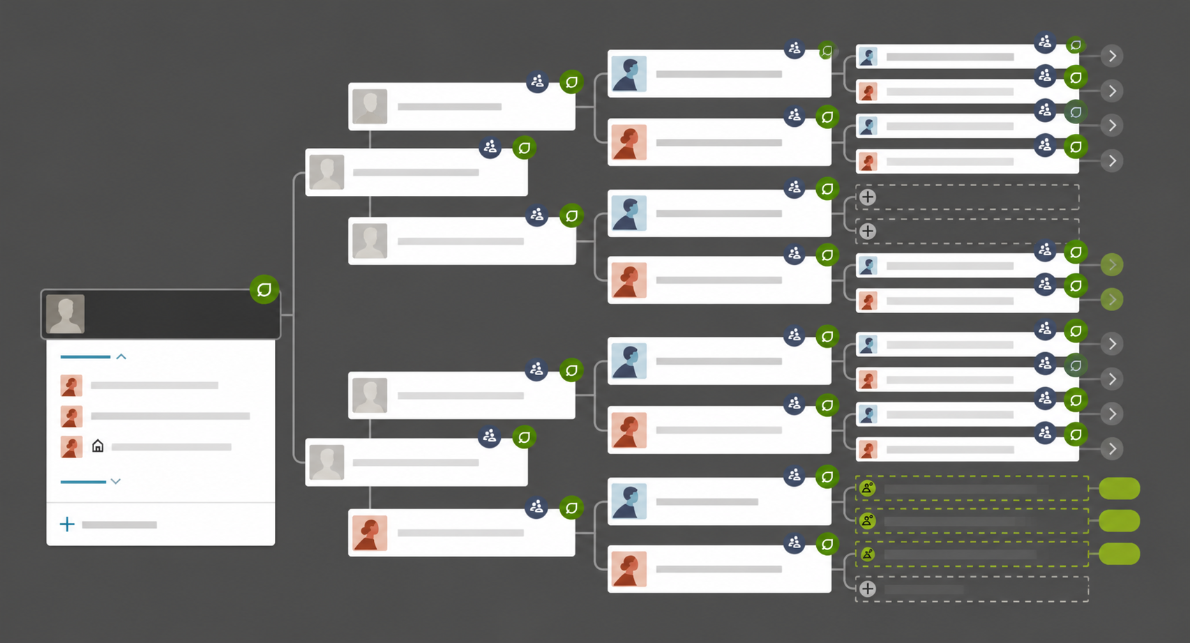 Example family tree pedigree